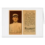 Béisbol 1912 de Napolean Rucker Dodgers Tarjetón