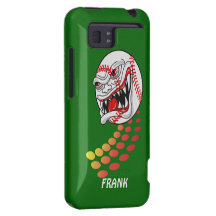¡Béisbol con los dientes - personalizable! HTC Vivid Fundas