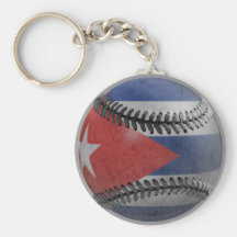 Béisbol cubano llaveros personalizados