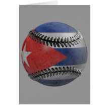 Béisbol cubano tarjeta