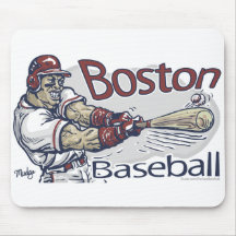 Béisbol Mousepad de Boston Alfombrilla De Raton