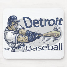 Béisbol Mousepad de Detroit Tapete De Raton