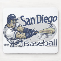 Béisbol Mousepad de San Diego Alfombrillas De Raton