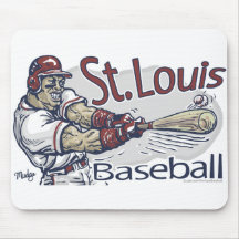 Béisbol Mousepad de St. Louis Tapetes De Ratón