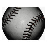 Béisbol negruzco y gris/gris comunicado personalizado