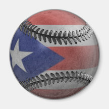 Béisbol puertorriqueño imán de nevera