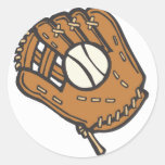 béisbol/softball etiquetas redondas