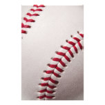 Béisboles - plantilla del fondo del béisbol del pe papelería personalizada