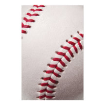 Béisboles - plantilla del fondo del béisbol del pe papelería personalizada