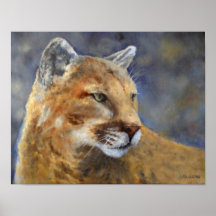 Bella arte del puma impresiones