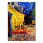 Bella arte del vintage de la terraza del café de V Tarjetas