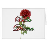 Bella Donna (señora hermosa) Tarjetas