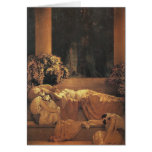 Bella durmiente, Maxfield Parrish Tarjetón