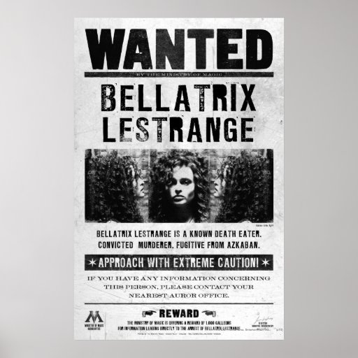 Bellatrix Lestrange quiso el poster