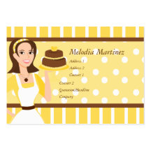 Belleza de la torta tarjeta personal