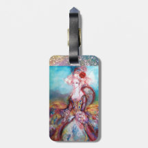 Belleza de SEÑORA POMPADOUR, salón, balneario, art Etiquetas Bolsa