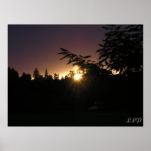Belleza del ocaso poster