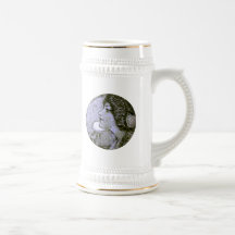 Belleza del vintage taza