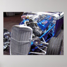 Belleza en azul poster