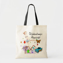 Belleza pasada de moda Totebag Bolsa De Mano