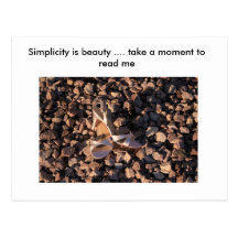 Belleza simple postales
