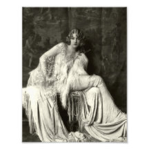 Belleza temprana del francés de los 1900s impresión fotográfica