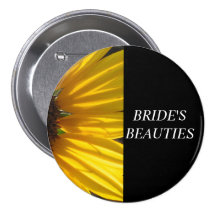 Bellezas de las novias que casan el botón pin