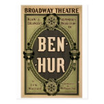 Ben-Hur, teatro retro de "Lew Wallace" Tarjetas Postales