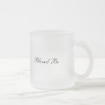 Bendecido debajo de la luna taza