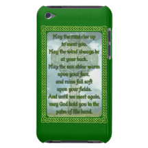 Bendición irlandesa verde iPod touch Case-Mate carcasa