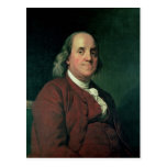 Benjamin Franklin, 1782 Tarjeta Postal