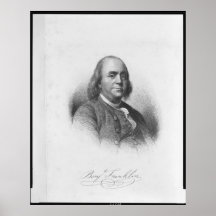 BENJAMIN FRANKLIN de Henry Bryan Pasillo Impresiones