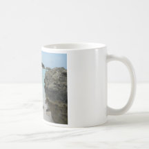 Bermudas - océano rocoso tazas de café