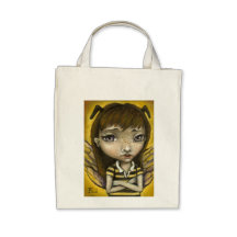 Bernie - el chica de la abeja de la miel bolsa de mano
