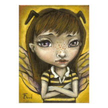 Bernie - el chica de la abeja de la miel comunicados personalizados