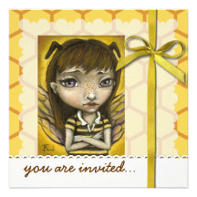 Bernie - el chica de la abeja de la miel comunicados personalizados