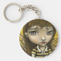 Bernie - el chica de la abeja de la miel llavero personalizado