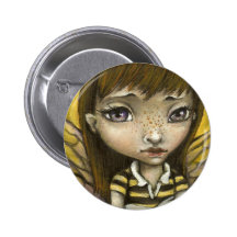 Bernie - el chica de la abeja de la miel pins