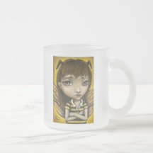 Bernie - el chica de la abeja de la miel tazas de café