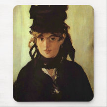 Berthe Morisot de Eduardo Manet Alfombrillas De Ratones