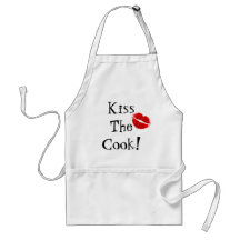 ¡Bese al cocinero!  Delantal