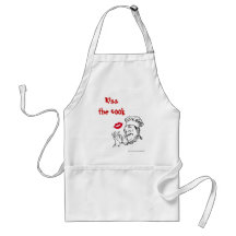 Bese al cocinero. Papá del padre del cocinero Delantal