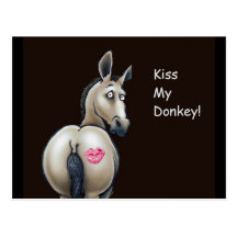 Bese mis postales del burro