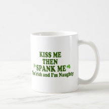 Béseme entonces me azotan regalo taza