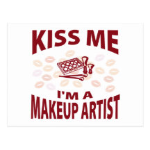 Béseme que soy artista de maquillaje postales