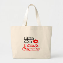 Béseme… que soy carpintero bolsa de mano