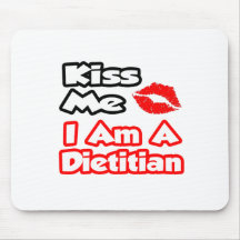 Béseme… que soy dietético alfombrilla de raton