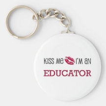 Béseme que soy EDUCADOR Llaveros Personalizados