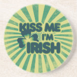 Béseme que soy irlandés posavasos manualidades