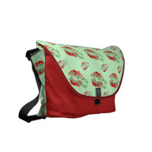 Béseme que soy la bolsa de mensajero (verde) irlan bolsas messenger
